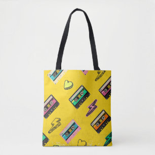 Retro Cassette: Design des Party der 80er Liebe Tasche