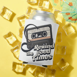 Retro Cassette Design für Nostalgie-Liebhaber Dosenkühler