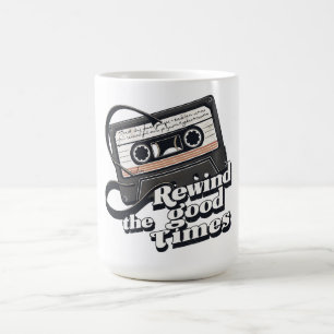 Retro Cassette Design für Nostalgie-Liebhaber Kaffeetasse