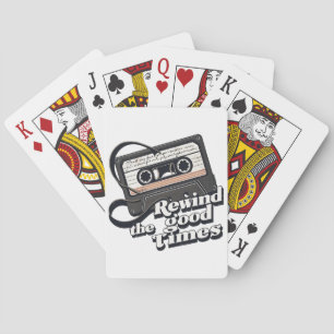 Retro Cassette Design für Nostalgie-Liebhaber Spielkarten