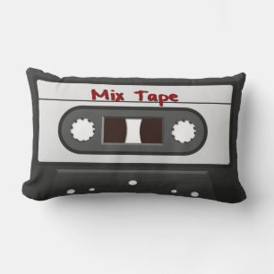 Retro Cassette Mix-Tape-Kissen Lendenkissen