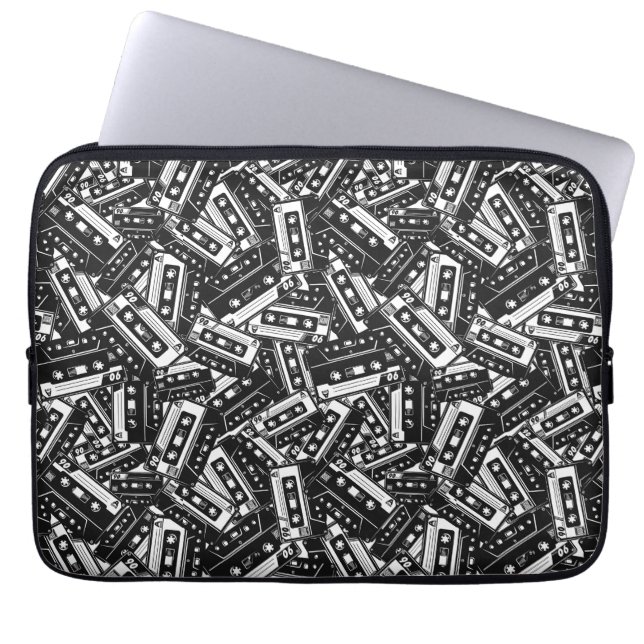 Retro Cassette Notebook-Sieb - Cool & klassisch Laptopschutzhülle (Vorderseite)