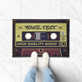Retro Cassette Pop Art Doormat Fußmatte