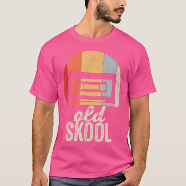 Retro Cassette Tape Shirt Old School Vintag Music (Vorderseite)