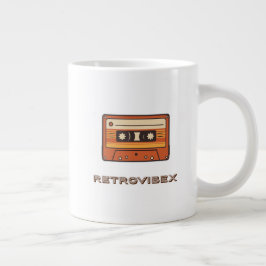 Retro Cassette Tasse - RETROVIBEX Vintager Kaffee