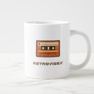 Retro Cassette Tasse - RETROVIBEX Vintager Kaffee