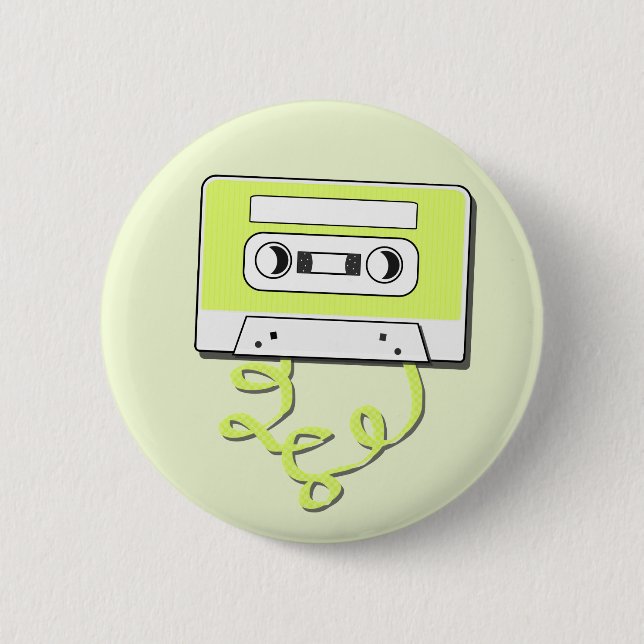 Retro Casssette Button (Vorderseite)