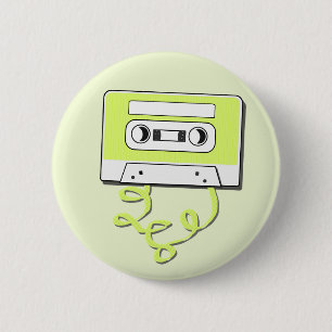 Retro Casssette Button