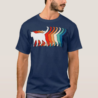 Retro Cat 70er 80er Vintag Funny Cat 1 T-Shirt