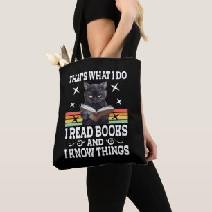 Retro Cat Books The Reader Halloween Reading Gesch Tasche