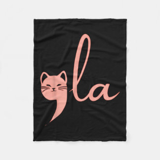 Retro Cat Comma La Kamala Harris für Präsident 200 Fleecedecke