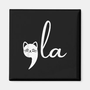 Retro Cat Comma La Kamala Harris für Präsident 200 Magnet