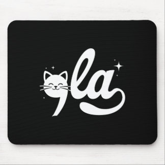 Retro Cat Comma La Kamala Harris für Präsident 200 Mousepad
