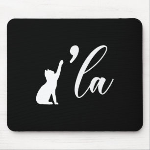 Retro Cat Comma La Kamala Harris für Präsident 200 Mousepad