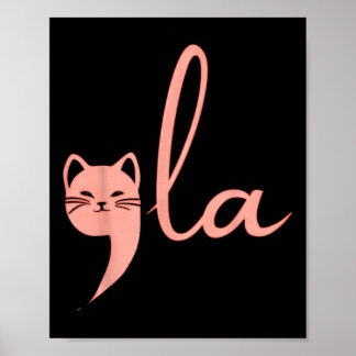 Retro Cat Comma La Kamala Harris für Präsident 200 Poster