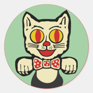 Retro Cat Sticker