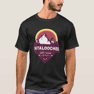 Retro Cataloochee North Carolina NC Blue Ridge Mou T-Shirt