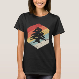 Retro Cedar Libanesischer Stolz Beirut & Tripoli L T-Shirt