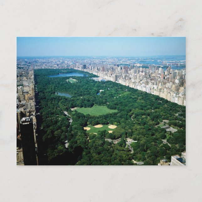 Retro Central Park Postkarte (Vorderseite)