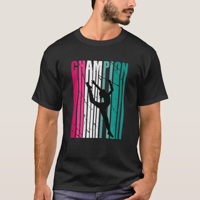 Retro Champion of Artistic Rhythmic Gymnastics Tee (Vorderseite)