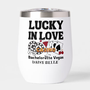 Rétro Chanceuse en amour Vegas Enterrement de vie 