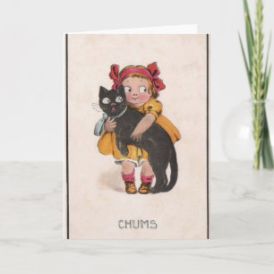 Retro Chat Note Card Karte