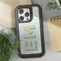 Retro Checkerboard Bold Monogram