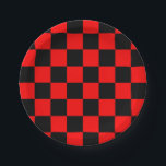 Retro Checkerboard Muster rot und schwarz Neu Pappteller<br><div class="desc">Was ist Schwarz und Rot und Spaß überall? Teller aus Karton-Papier! Mit diesen neuen Tellern aus Papier,  die im klassischen Schwarz-Rot-Schachbrettmuster bedeckt sind,  verwandelt sich ein Teller mit Essen in einen Schachbrettkampf. Ideal für Partys,  Spielabende und Unterhaltung für alle Altersgruppen.</div>