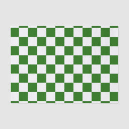 Retro Checkerboard Schachbrett Board Grün Weihnach Seidenpapier