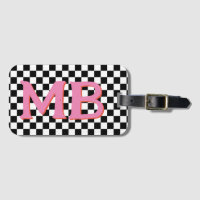 Retro Checkerboard Schachbrettmuster rosa Orange