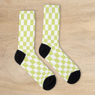 Retro-Checkerboard Socken