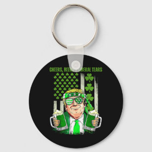 Retro Cheers Bier Lucky Trump Bier Shamrock St Pat Schlüsselanhänger