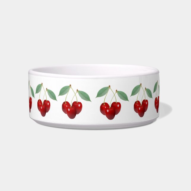 Retro Cherries Napf (Vorderseite)