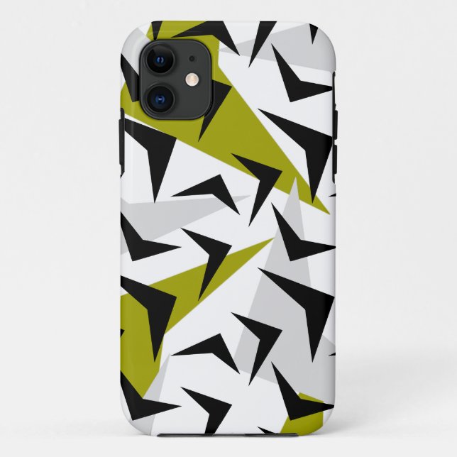 Retro Chevrons Case-Mate iPhone Hülle (Rückseite)