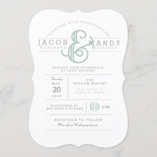 Retro Chic Faire-part de mariage