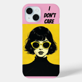 RETRO CHIC FRAU, es ist mir egal Case-Mate iPhone Hülle