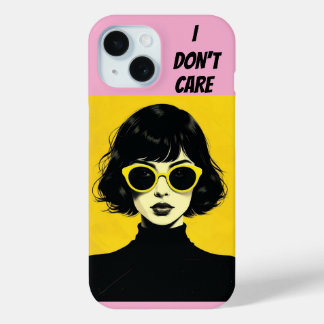 RETRO CHIC FRAU, es ist mir egal Case-Mate iPhone Hülle