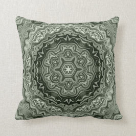 Retro Chic Hübsche Persermandala Blume marmoriert  Kissen