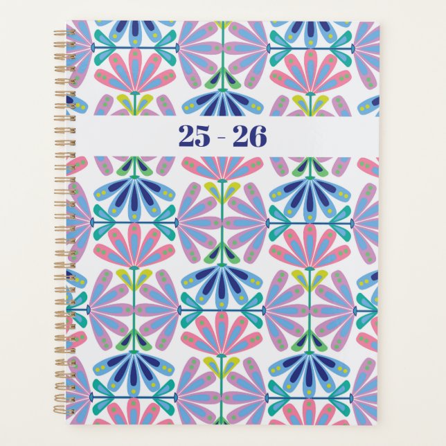 Retro Chic Planner Planer (Vorderseite)