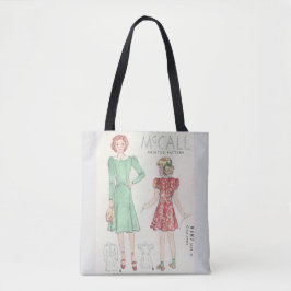 Retro Chic Tote Bag Tasche