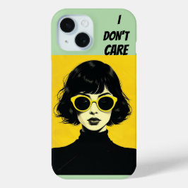 Retro Chic Woman, es ist mir egal Case-Mate iPhone Hülle