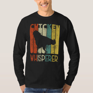 Retro Chicken Whisperer Funny Bauer Hühner T-Shirt