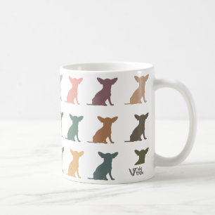 Retro-Chihuahua-Trinkgefäß Geschenk für Hunde-Lieb Kaffeetasse