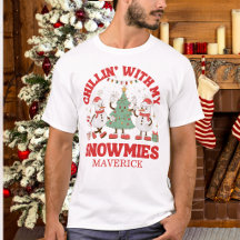 Retro Chillin' mit meinen Schneemassen Weihnachten