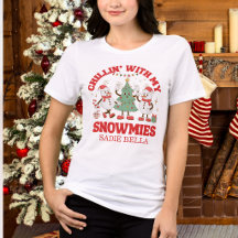 Retro Chillin' mit meinen Schneemassen Weihnachten