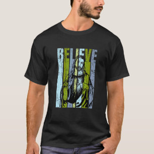 Retro Christlich Jesus Church Religion Glauben für T-Shirt