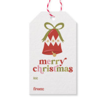 Retro Christmas Bell Fill-in Geschenktasten