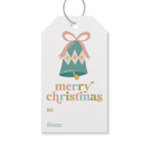 Retro Christmas Bell Fill-in Geschenktasten