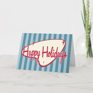 Retro Christmas Card Feiertagskarte