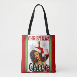 Retro Christmas Cheer Pinup Tasche